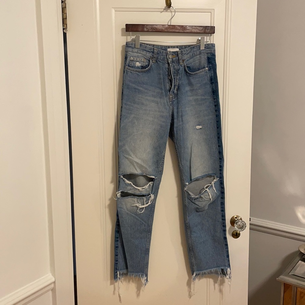 H&M raw hem jeans